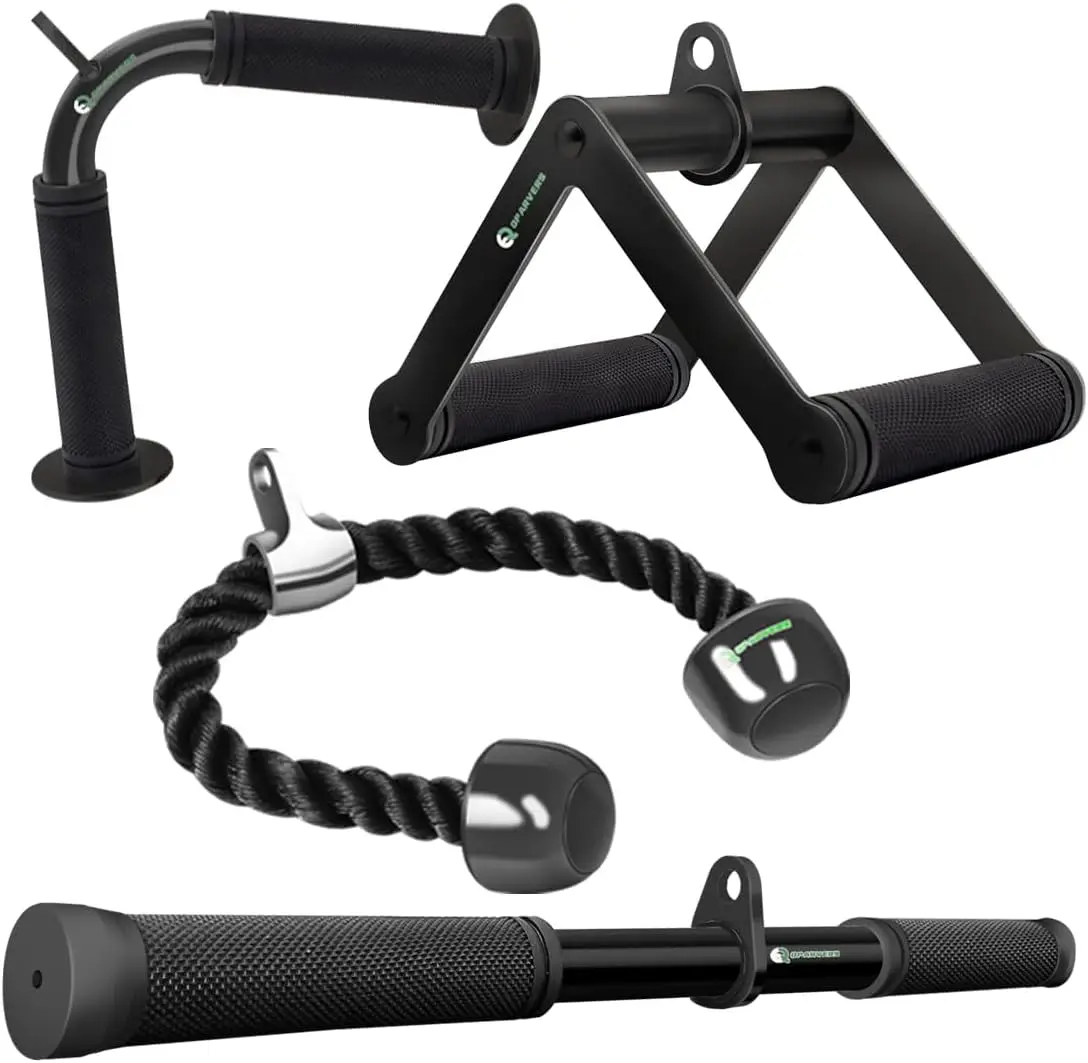 

Набор насадок для кабельного тренажера: насадки для подтягиваний (LAT Pulldown) для домашнего спортзала, аксессуары для силовых тренировок