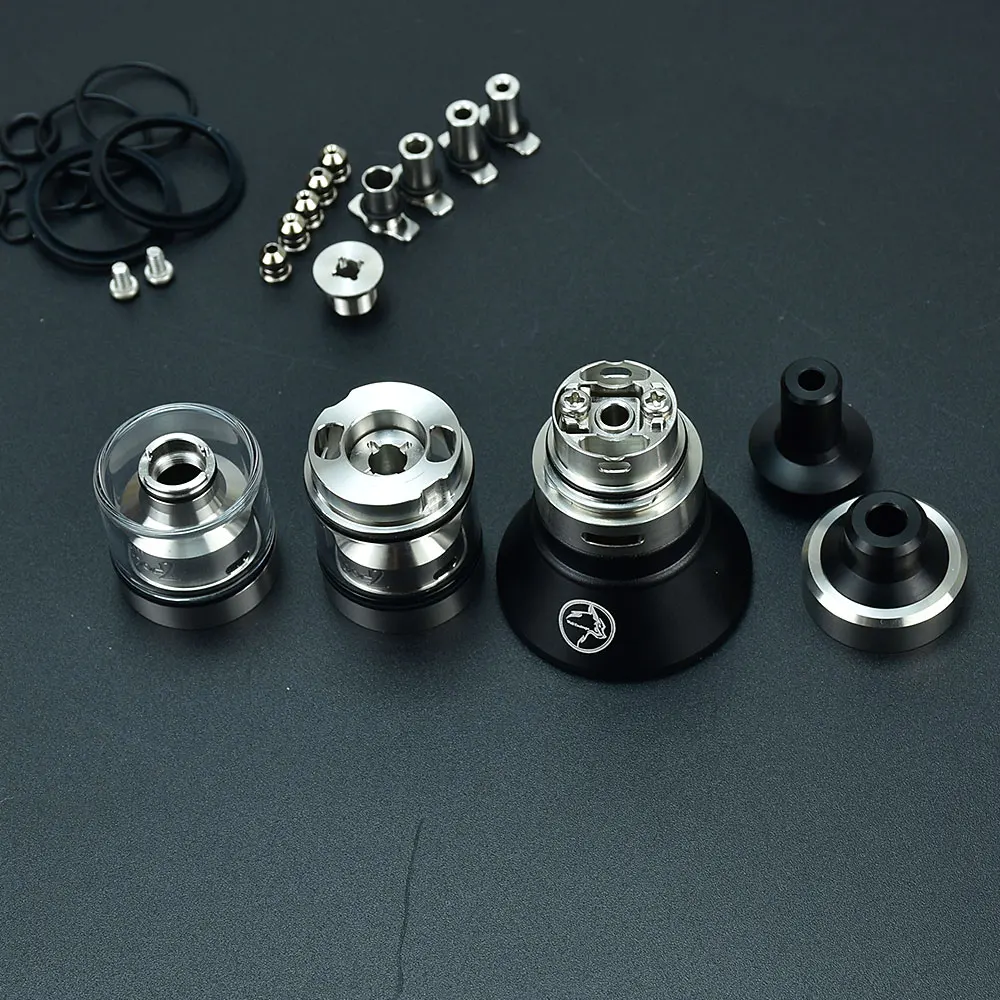 ترايبود 2 هيئة الطرق والمواصلات إعادة البناء خزان 2.0 مللي 22 مللي متر لفائف واحدة هيئة الطرق والمواصلات 316SS البخاخة MTL /DL دبابيس الهواء 0.8/1.0/1.2/1.5/1.8. 5/2/2.5/4 مللي متر