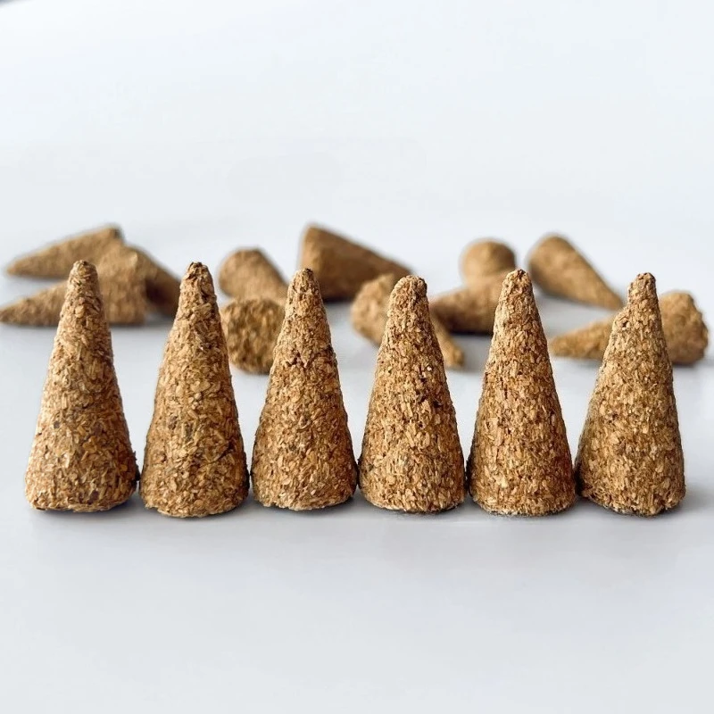 Palo Santo Incense Cones original Handmade Home Fragrance Yoga Meditation Incense Towers White Sage Purification Space Aroma view 4