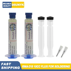 RMA 218 10CC Flux for Soldering Solder Paste No Cleaning Soldering and Rework Station Flux for Welding Smd Soldering Flux