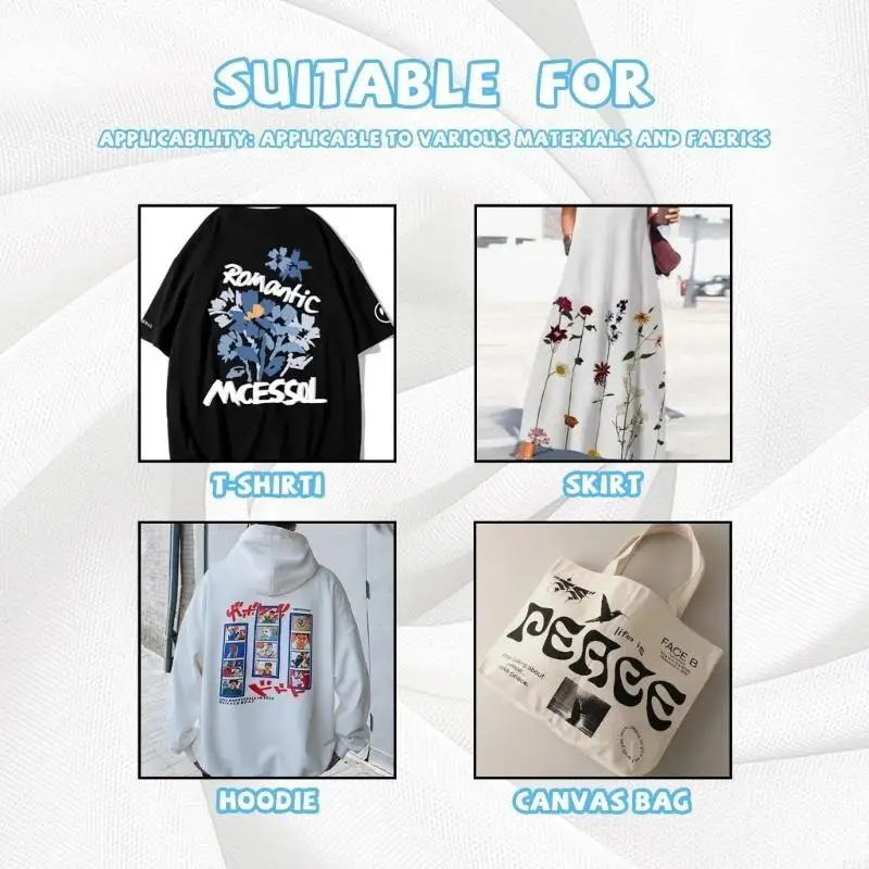 Clothing Printing Remover Quick Result Suitable for T-Shirt Skirt Hoodies Canvas 