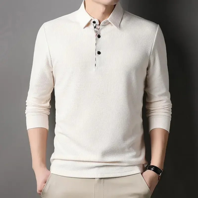 

100℅ Cotton Pullovers Fashion Trends 2024 Unicolor Plain Man Sweatshirt Designer Luxury Casual Social Tee Polo T Shirt For Men