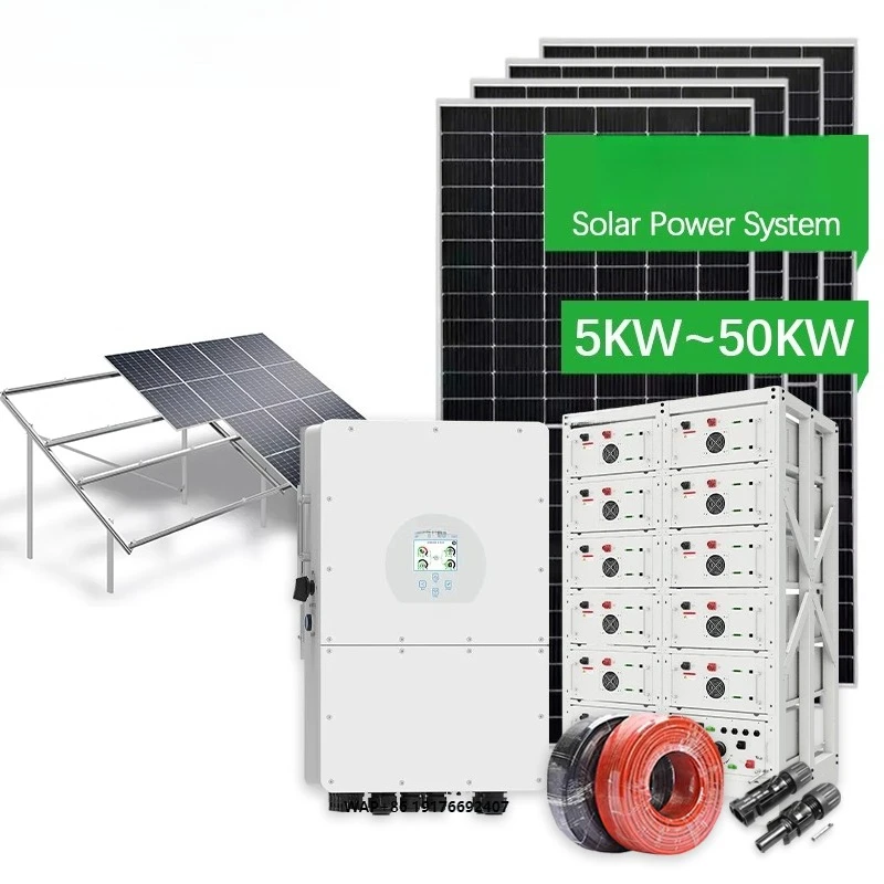Complete Hybrid Solar Power System  Deye Industrial Commercial Solar Energy Storage System 50kW 100Kw Complete Set