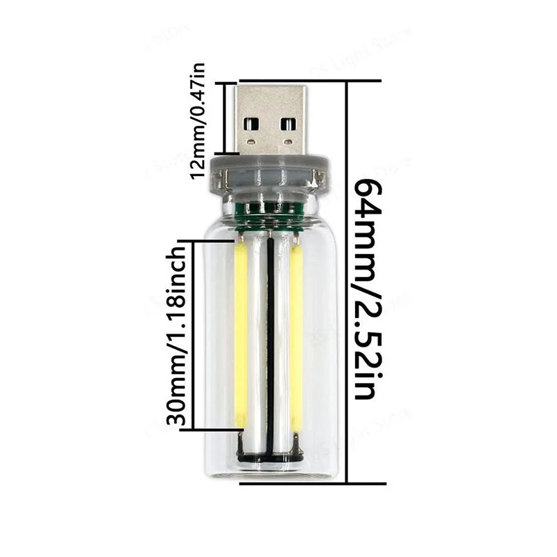 Lampki nocne do wnętrza pojazdu sterowane dotykowym USB Wnętrze w stylu retro Lampy nastrojowe do samochodu Sypialnia Przedpokój