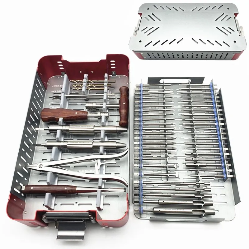 

56pcs/set Orthopedics Screwdriver Surgical Screw Extractor Screw Broken Removal Instrument Orthopaedic Instruments