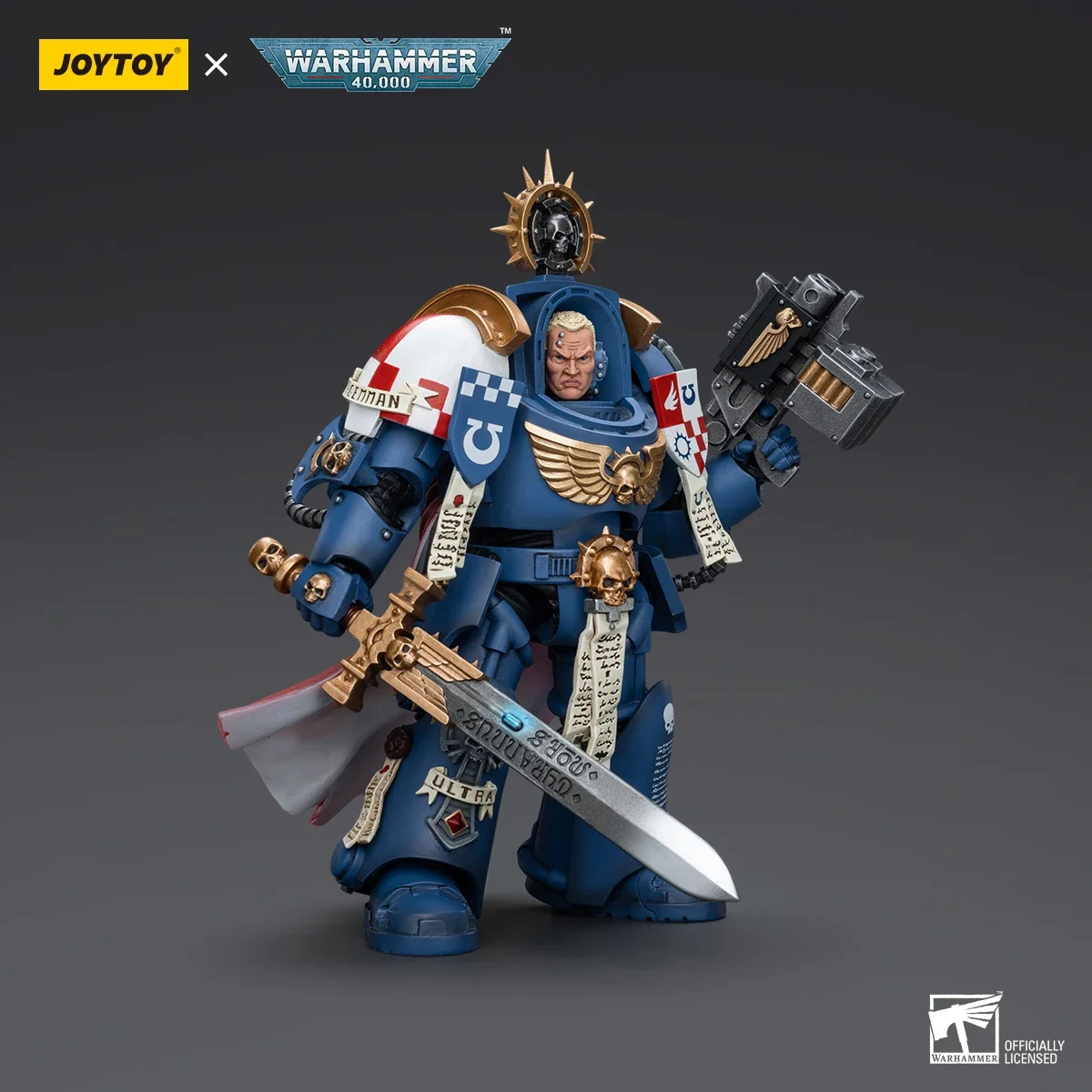 JOYTOY Warhammer 40K Action Figure Scala 1/18 Ultramarines Terminator Squadra Articolata Modello Militare Bambola Kid Boy Giocattolo Ornamento