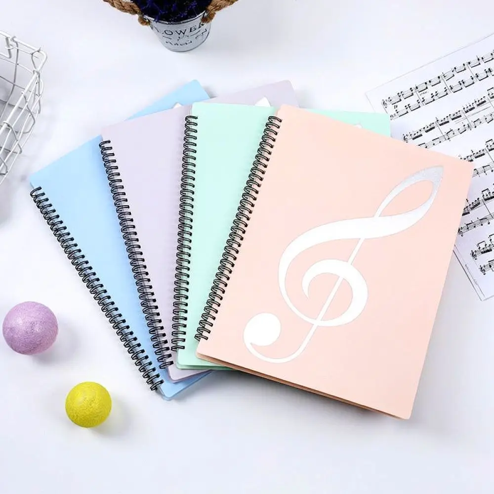 Sheet Music Organizer A4 File Folder Binder Display Book For Piano Violin Guitar Practice Student Gift Music Accessory