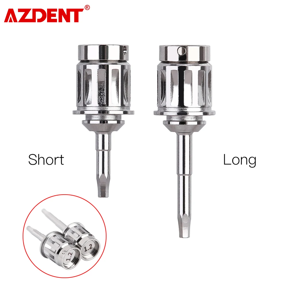 AZDENT 2pcs Dental Screwdriver Repair Tools Drivers 8.5mm / 13.5mm Stainless Steel 135°C Autoclavable