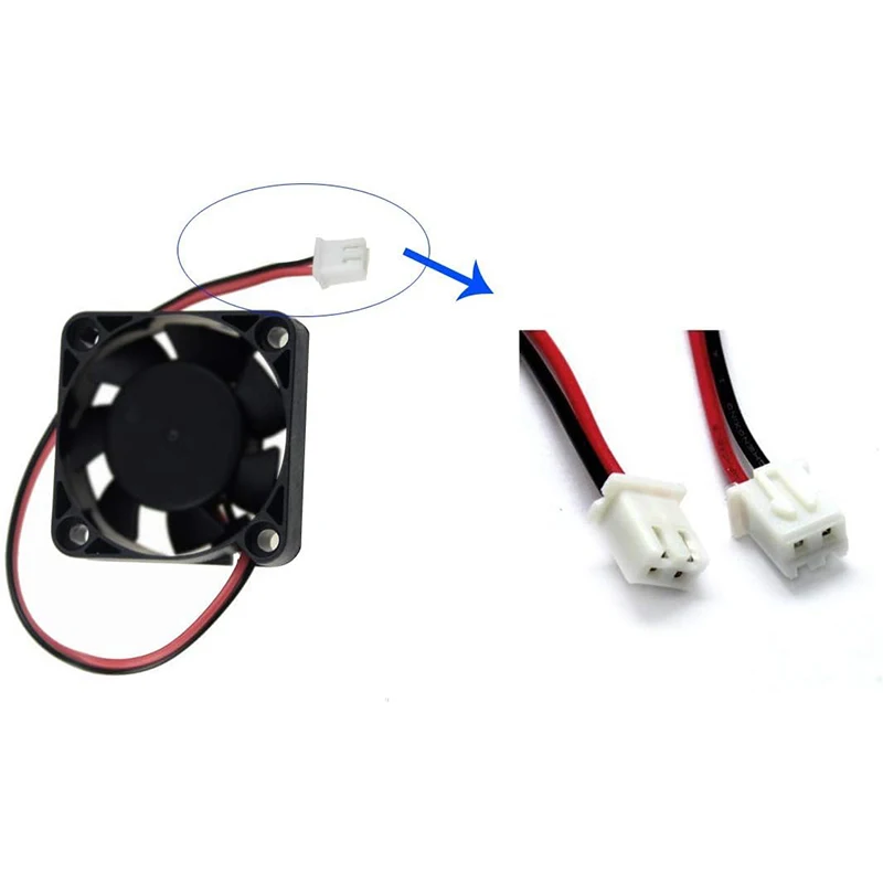 40x40x10mm 50x50x10mm 60x60x10mm 5V 2-Pin PC Computer CPU System Heatsink Brushless Cooling Fan Silent Chassis Radiator Fans