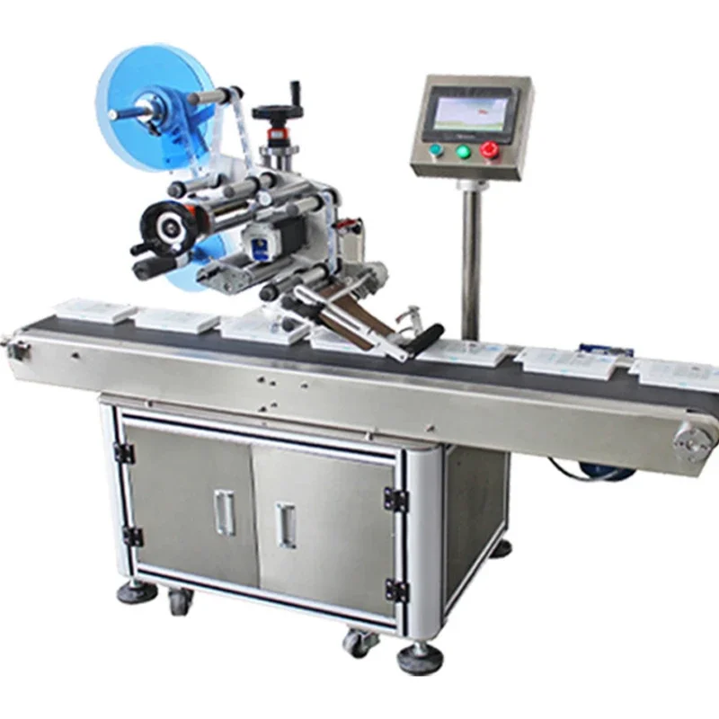 

Automatic paging flat labeling machine card bag carton box