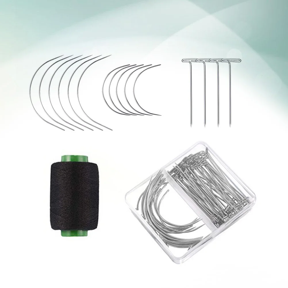 

Pins Sewing Needles Curved T-Pins Boxed Handmade Craft Metal Pins For Jewelry Display Blocking Knitting