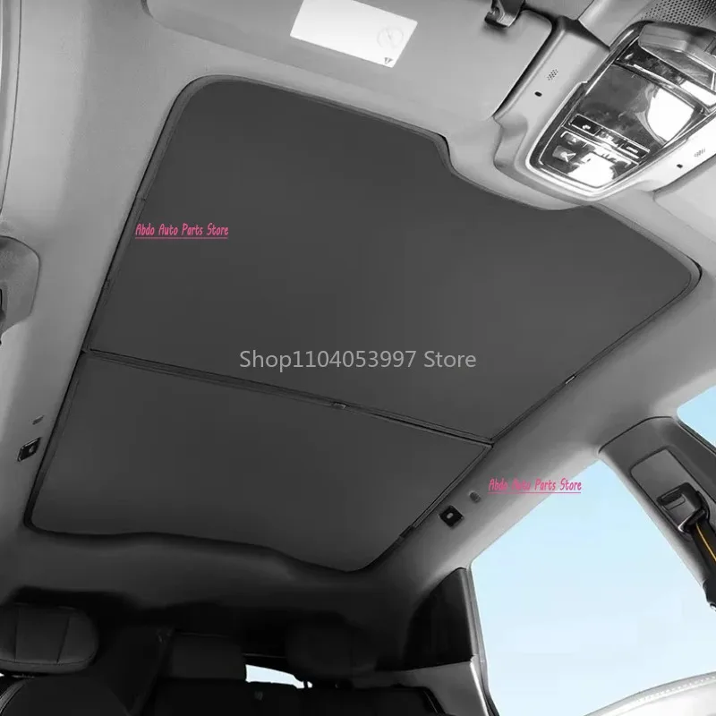 Abdo Sunroof Sunshade Heat Insulation Sun Protection Car Roof Glass Front Rear Skylight Sun Shade For Polestar 4 Accessories