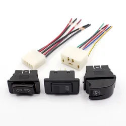 Universal Auto Car Electric Power Window Switch Lifter Control 5 Pin DC 12V 20A Regulator Switch Harness Accessories