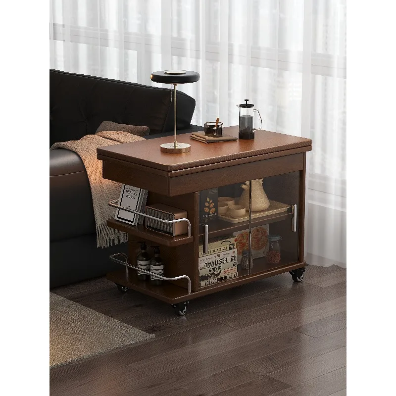 A few small apartments by the sofa, living room side cabinets, home carts, small tables