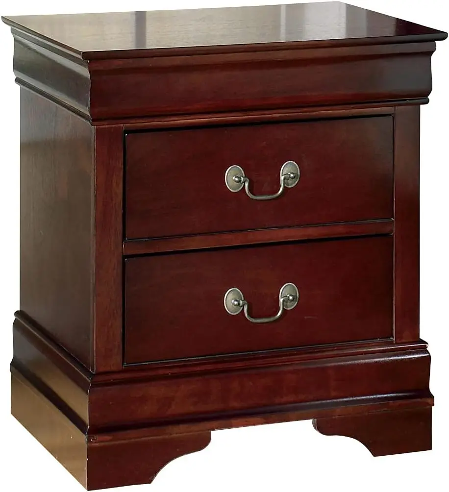 

Signature Design by Ashley Alisdair Traditional 2 Drawer Nightstand, Dark Brown