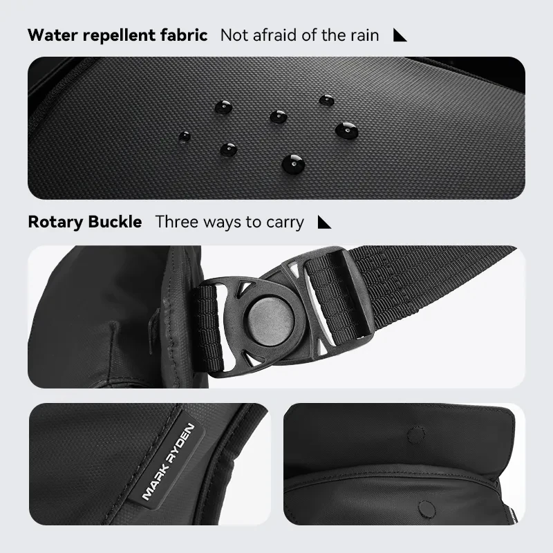 Mark Ryden Beenzak Waterdichte Motorhandschoenen Bagage Rit Tas Outdoor Casual Heuptas Fanny Pack Bag Moto Bike Heupriemtas