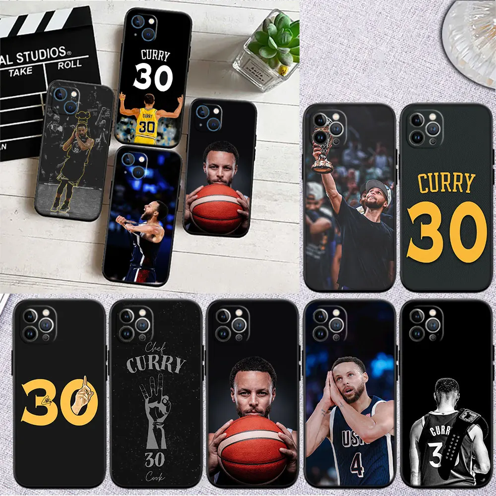 C-Curry Basketball Star nueva funda de teléfono de alta gama para iPhone SE X XS XR 16E 11 Pro Max 8 7 6 6s Plus