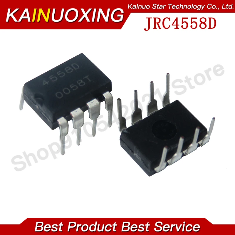 10PCS New JRC4558 DIP 4558 4558D JRC4558D DIP-8 Integrate IC ip