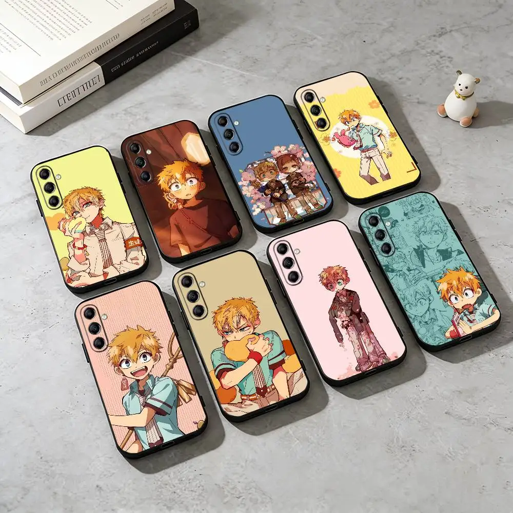 K-Kou Minamoto Cute Style  Phone Case Black Silicone Soft For Samsung Galaxy A73,A72,A71,A70,A53,A52,A51