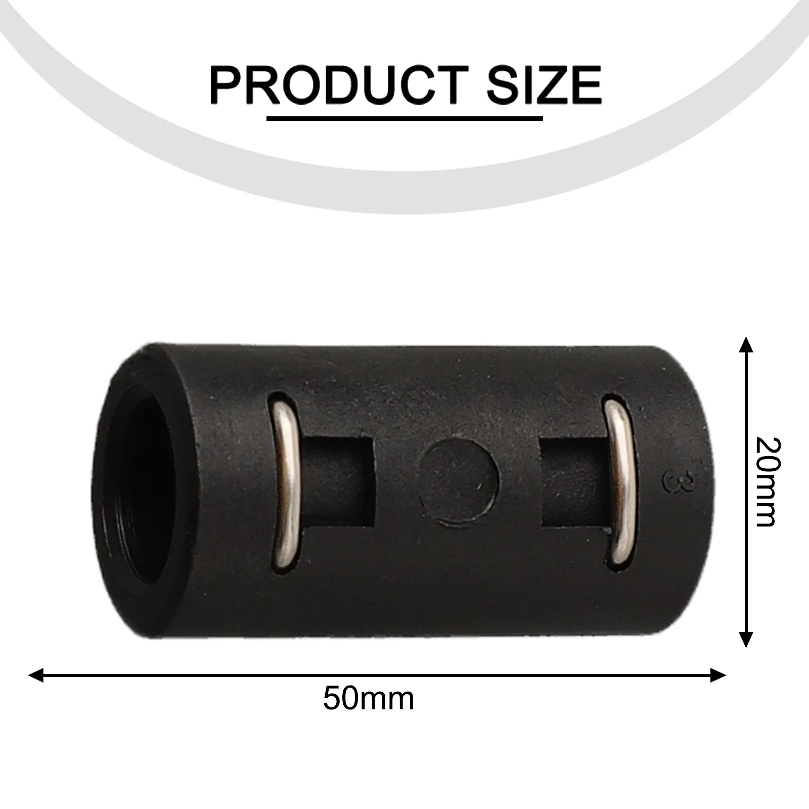 Hose Adapter Pipe Connector Enhanced Versatility Hard Wearing Long Service Life Engineering Plastic For Kärcher