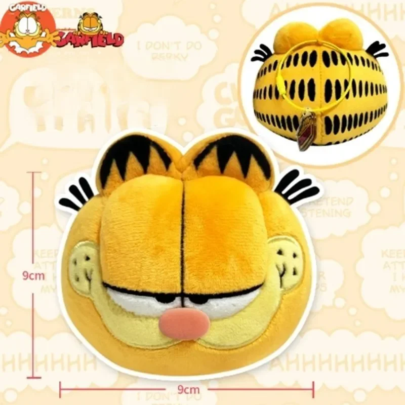 Garfield animais de pelúcia brinquedo boneca kawaii plushie chaveiro brinquedo dos desenhos animados mochila pingente anime gato pelúcia decoração presente