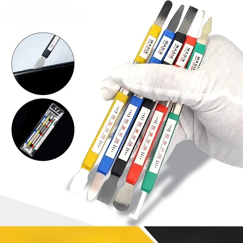 5-in-1 Metall-Brechstange für LCD-Öffnung, Demontage und Reparatur, Skid-Pod-Hebelmesser für Bildschirm- und Handy-Reparaturwerkzeug – Detail 1