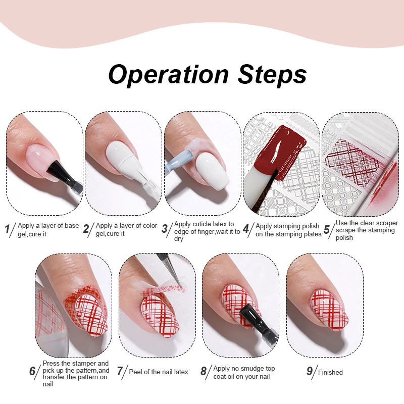 كما مسمار الطباعة ختم هلام البولندية 5 مللي ألوان مسمار الفن الطباعة الورنيش لختم لوحة أسود أبيض طباعة ورنيش لا كيت #6