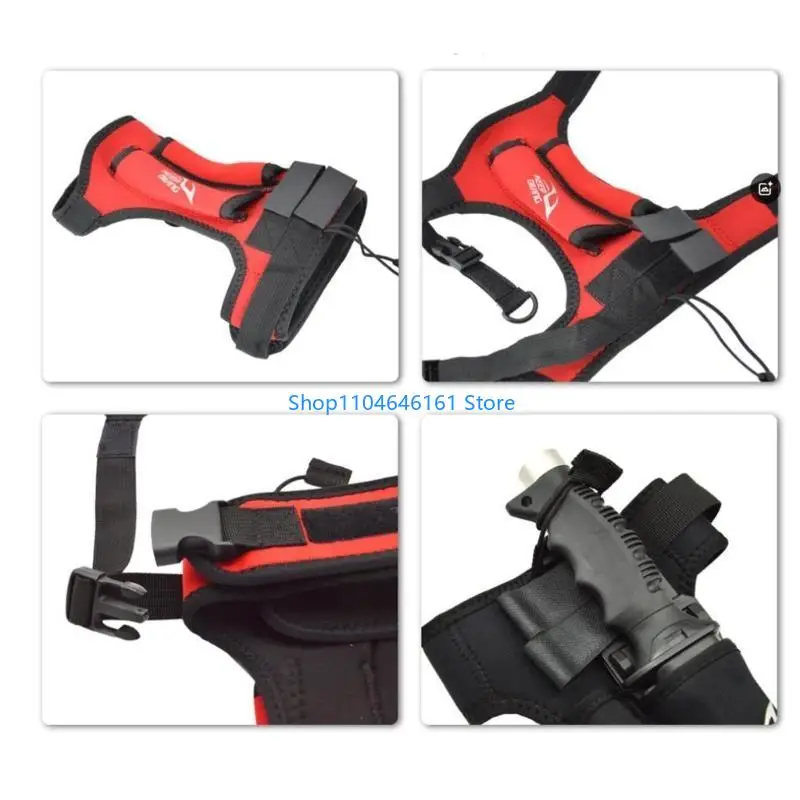 Scubas Diving Knifed Wrap Sheaths Cover Strap Leg Holder Diver Safe Gear Holder view 2