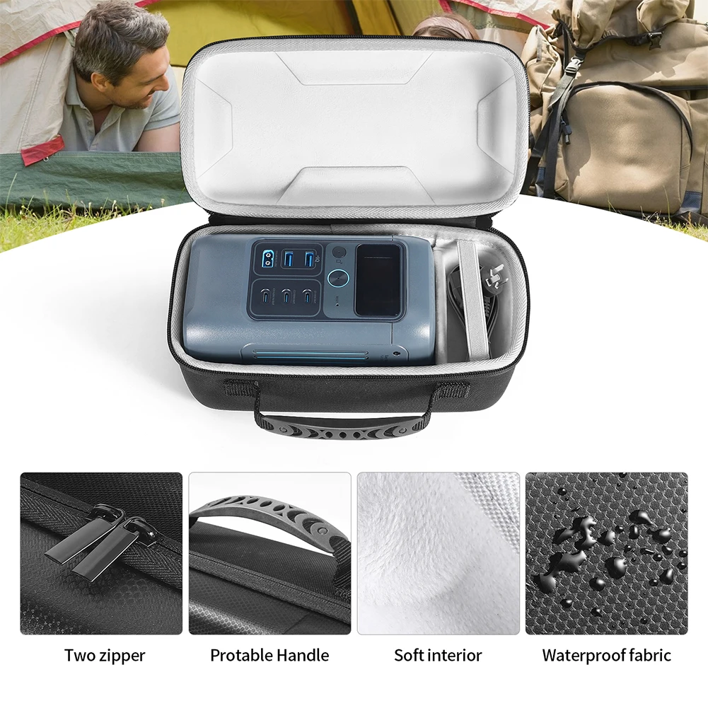 Harte Reisetasche aus EVA, schützende Reisetasche, Tragetasche für Anker SOLIX C200 DC Power Bank Station