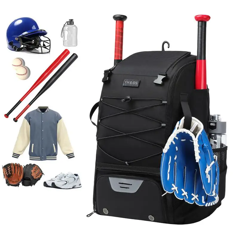 

Baseball Bag Youth Baseball Bag Lightweight Waterproof Equipment Bag For Youth And Adults T-Ball Softball Equipment &