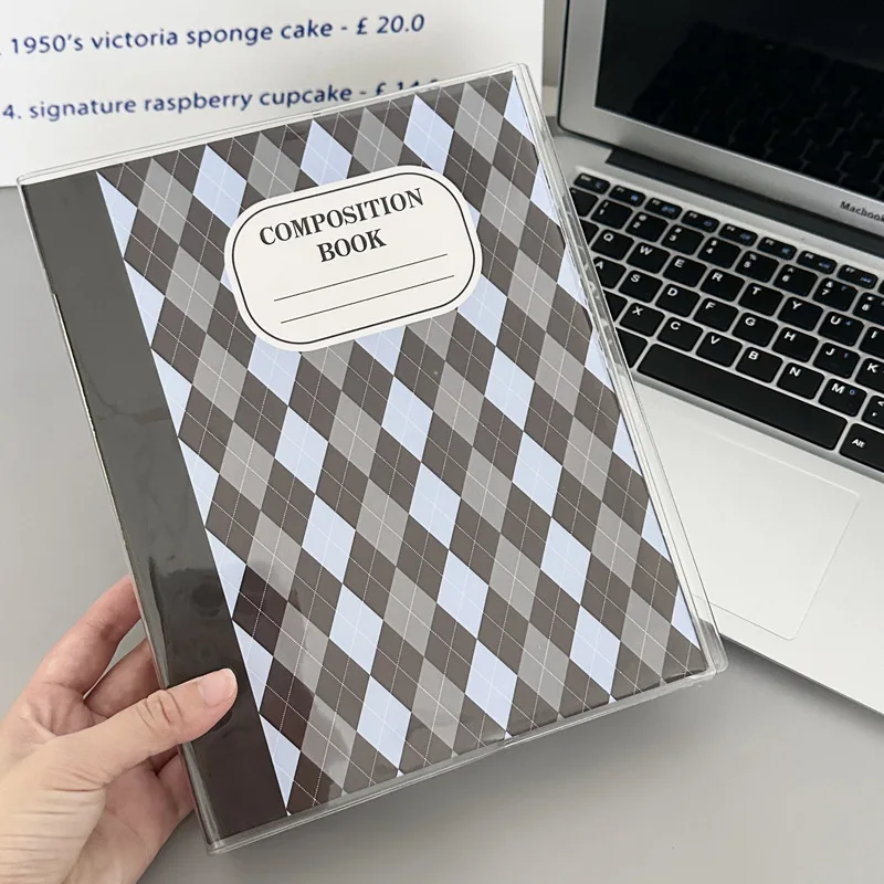 SKYSONIC A5 Creme Diamant Muster Fotoalbum Sammeln Buch Kpop Binder Cover Postkarten Ring Organizer DIY Nachfüllungen Lieferanten – Detail 23