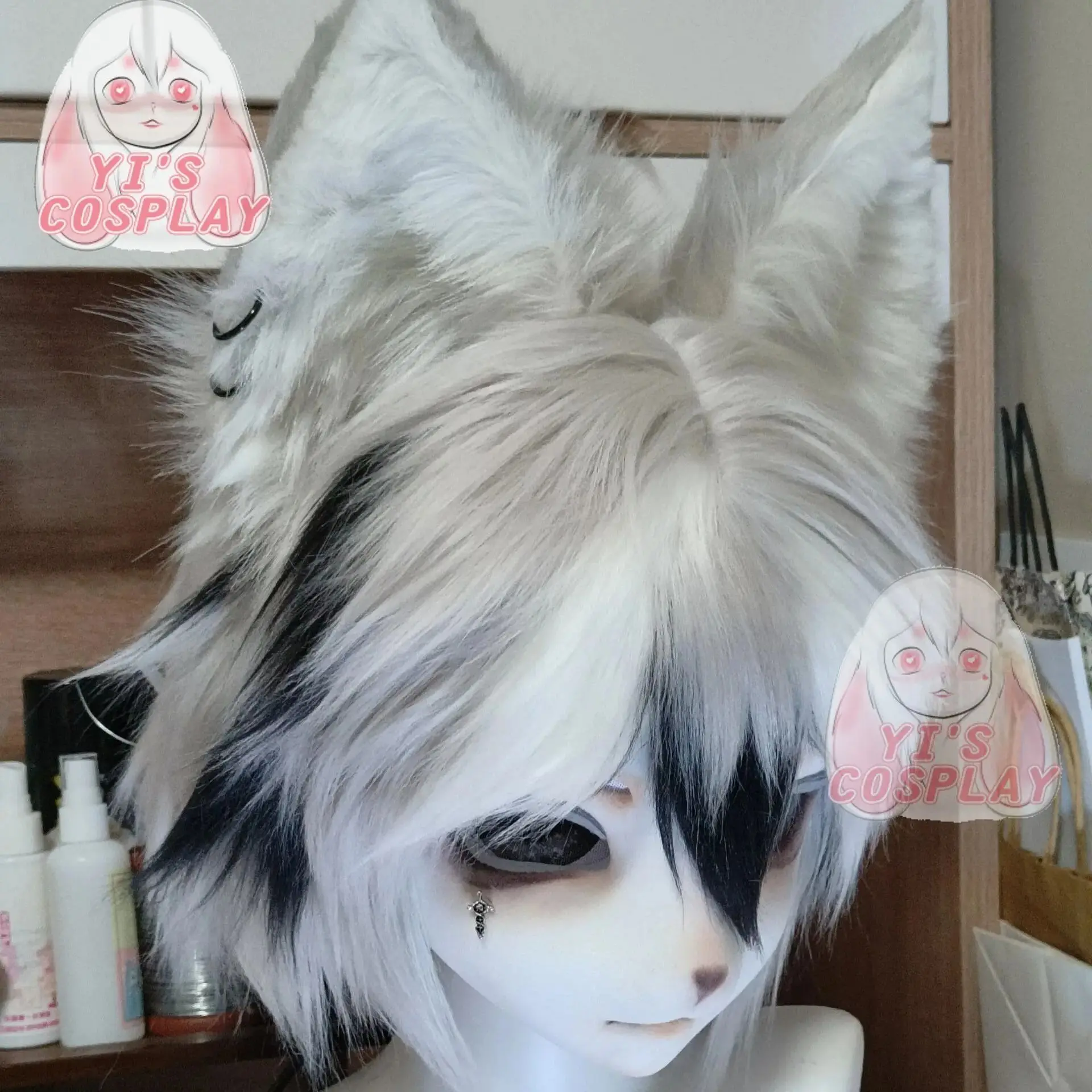 Furry Head Customized Fursuit Kigurumi Cosplay Handmade Head Custom Kigurumi Fursuit Role Play Headsets Beast