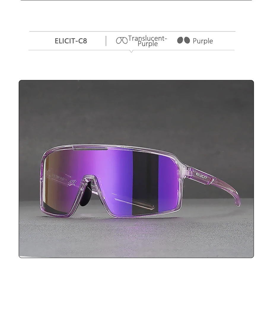 ELICIT Fahrradbrille für Männer und Frauen, Mountainbike-Brille, Outdoor-Sport, Laufen, Wandern, UV400-Schutzbrille, MTB-Fahrbrille – Detail 21