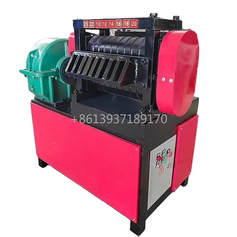 Best Selling 6-25MM Automatic Wire Straightening and Cutting Machine Scrap Rebar Straightener for Construction Site