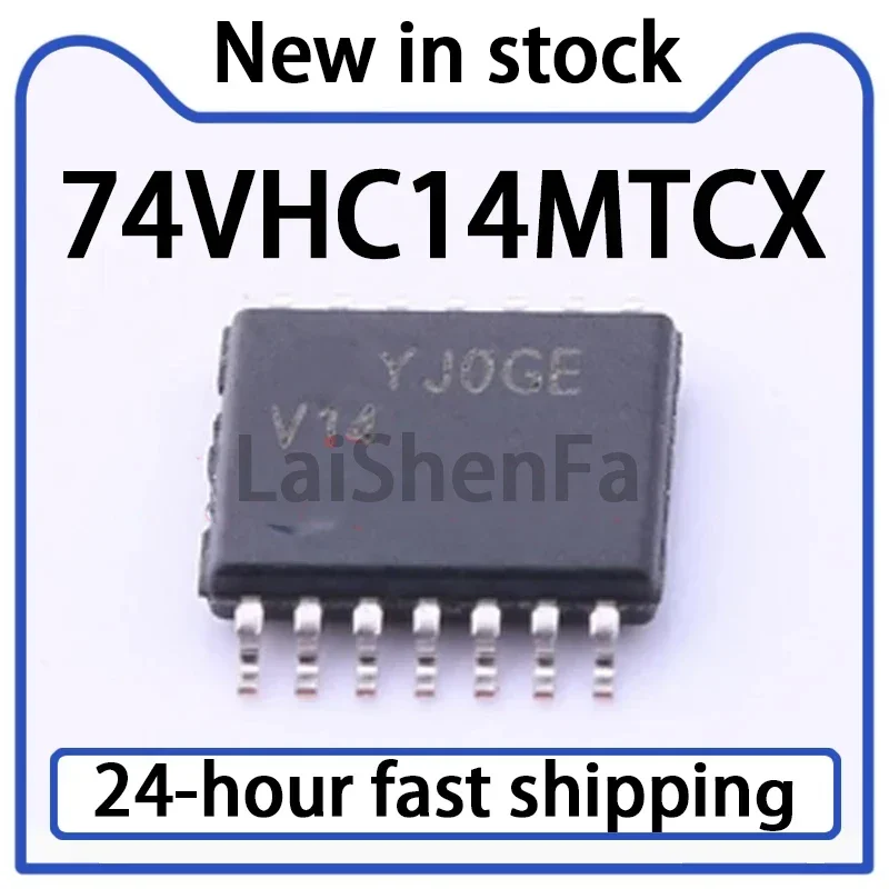10PCS 74VHC14MTCX Package TSSOP-14 Six Channel Schmitt Trigger Inverter Stock