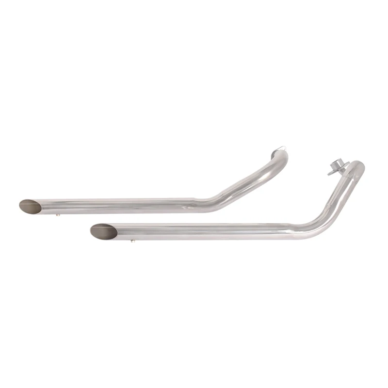 For YAMAHA XVS650 Custom 1998-2016 XVS400 Drag Star 1998-2008 Motorcycle Full Exhaust Escape Muffler Double Link Pipe