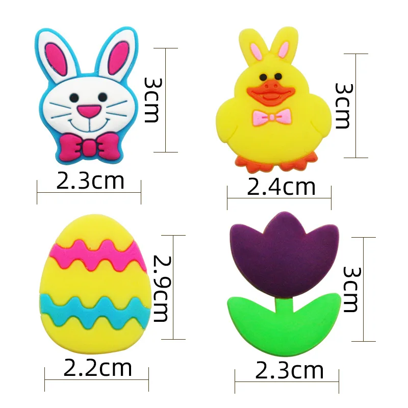 8/32/40pcs Reusable Plastic Spiral Straws Cartoon Easter Egg Rabbit Chick Pattern Drink Straws Easter Theme Party Decor Supplies