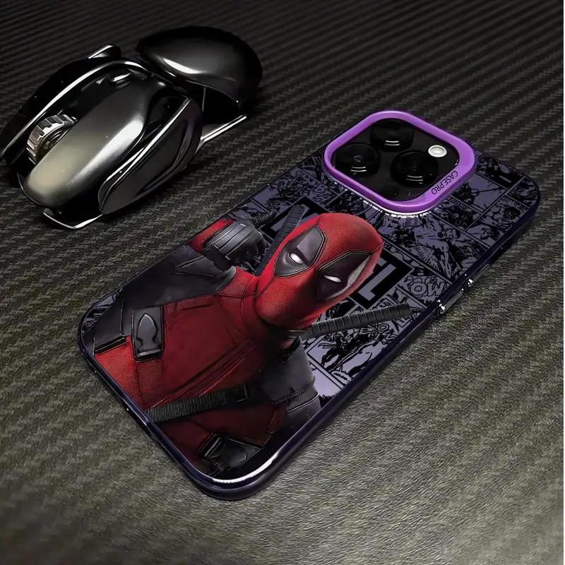 Deadpool Mutants Wolverine phone cases for Apple iphone 14 pro max case 15pro 16 13 funda iphone 11Pro 16plus 12Pro Soft Cover