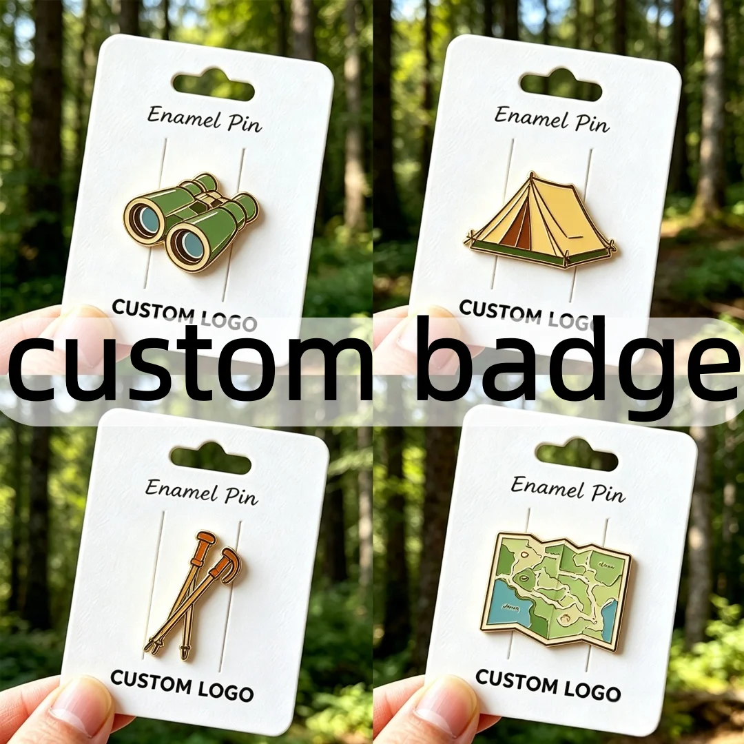 Manufacturer Wholesale Cartoon Anime Metal Lapel Badge Custom Soft Hard Enamel Logo Badge Free Design Included