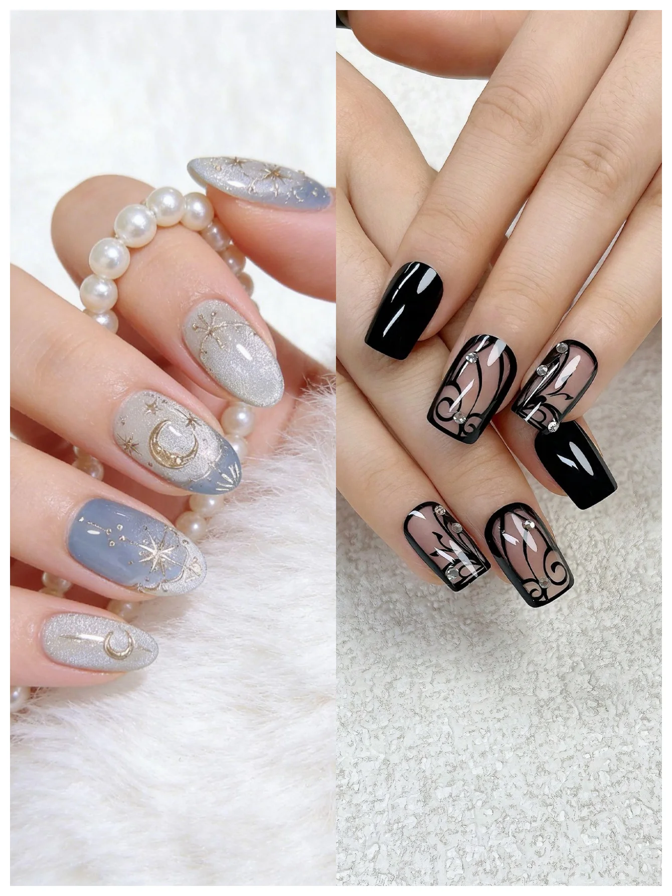 

24PCS Elevate Your Style With Short Square Black Press On Nails Lace Lacework Press On Nails Ballerina Girl Style Nails