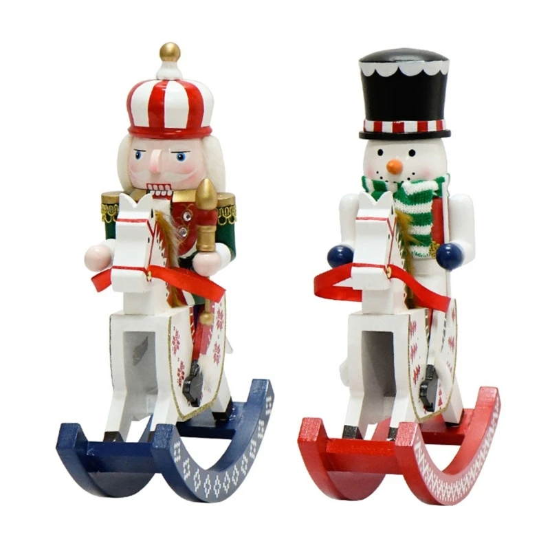 

Multipurpose Shake Horse Christmas Nutcrackers Soldier Ornament Crafts