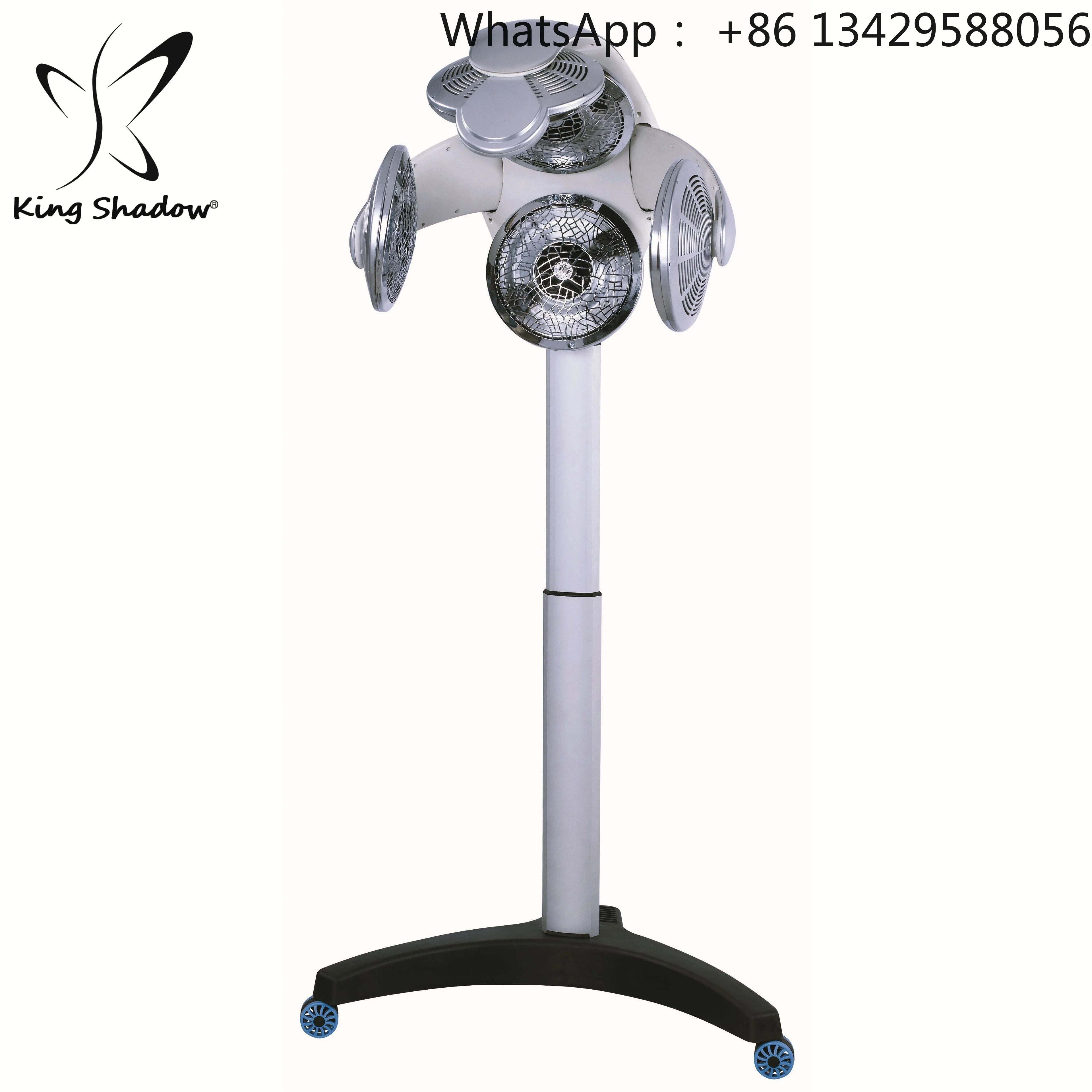 

New Design Dolphin Iron Modern Full Automatic Salon Stand Hair Dryer Hood Dryer Model 1963 Kingshadow 110V-240V