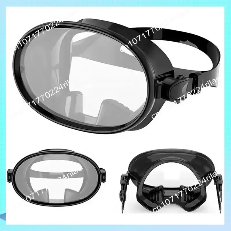 

A17Z HD Field Of Vision Diving Goggles Waterproof Anti-Fog Explosion-Proof Silicone Goggles Retro Free Diving Masks Easy To Use