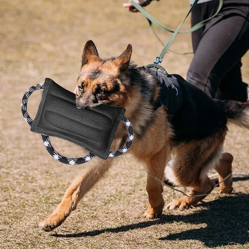 

Dog Training Pillow Durable Linen Training Dogs to Bite Pillows Training Dog Bite Target Interactive Biting Grinding Teeth Toy