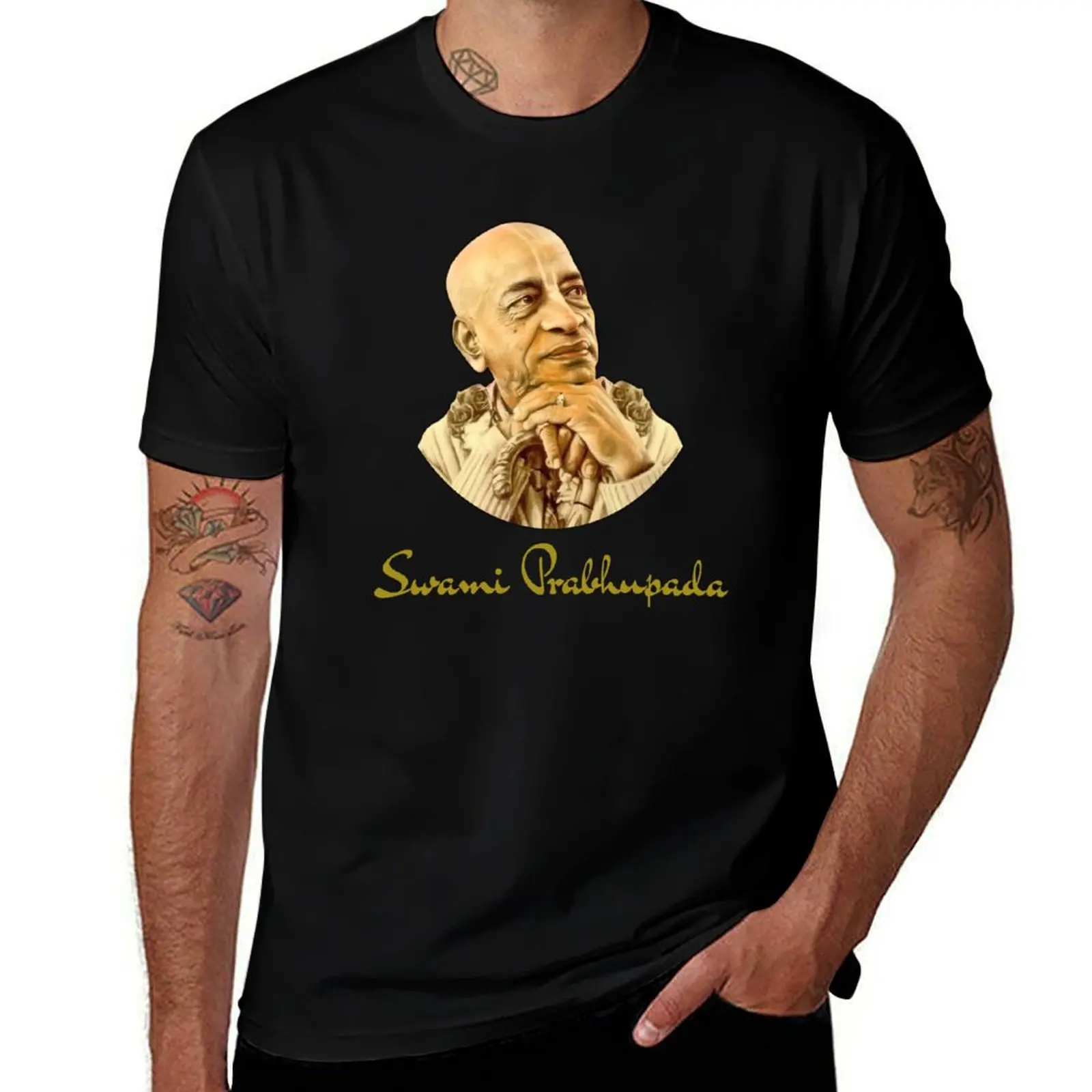 

funny man shirts ji dark t designer shirt Srila T-Shirt tshirt man Prabhupada humor T-Shirt t
