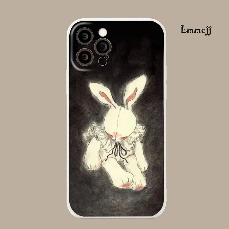 Lmmcjj Cool Rabbit Phone Case For Samsung Galaxy A54 5G A53 A52 S23 Ultra A22 A23 S21 FE A13 A14 S22 Plus Silicone Phone Cover