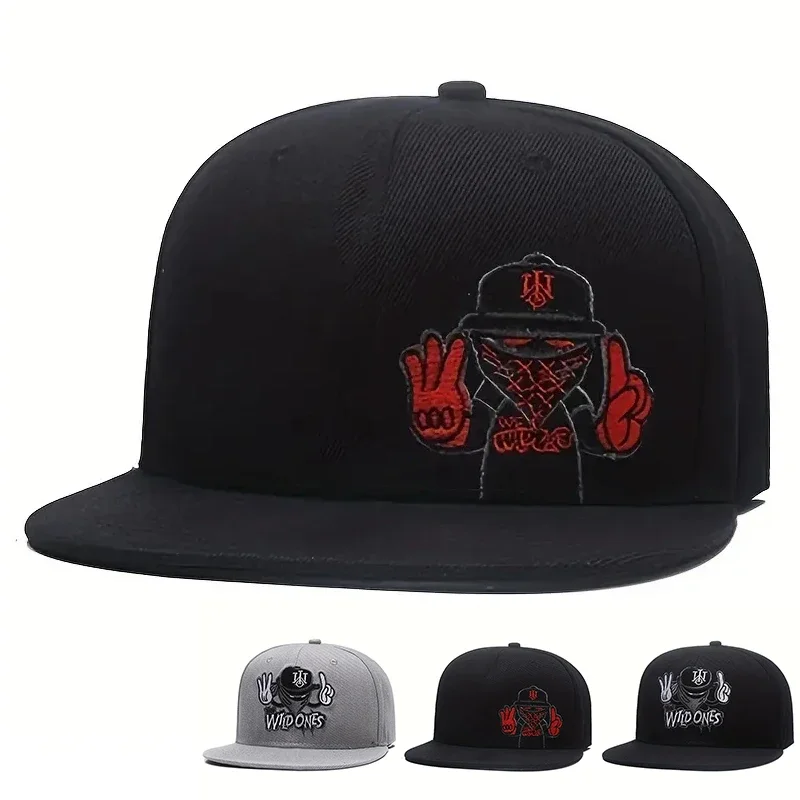 Unisex WILD ONES Embroidery Hip-hop Hats Spring Autumn Outdo