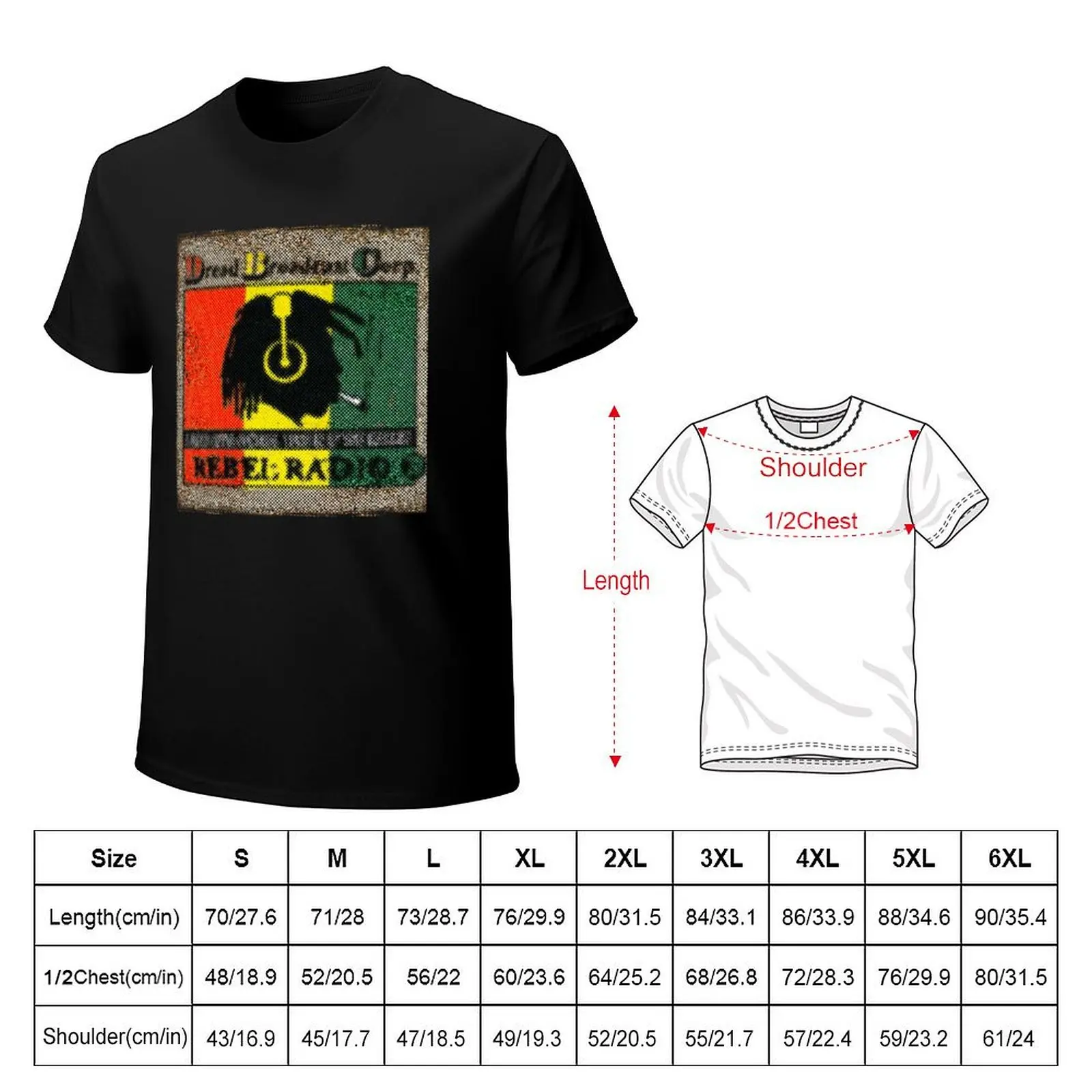 Dread Broadcasting Corporation T-Shirt for a boy graphic t shirt vintage fashion shirts Funny t-shirts Short sleeve tee men