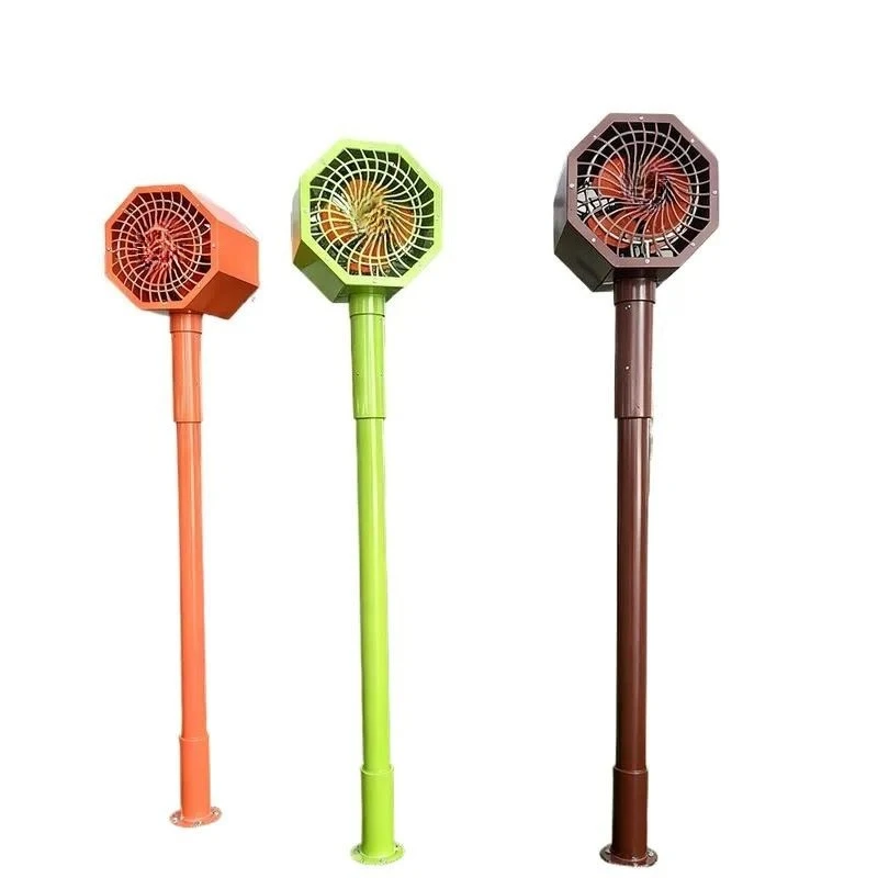 Waterproof Steel Vertical Water Mist Fan High Pressure Silent  Electric Spray