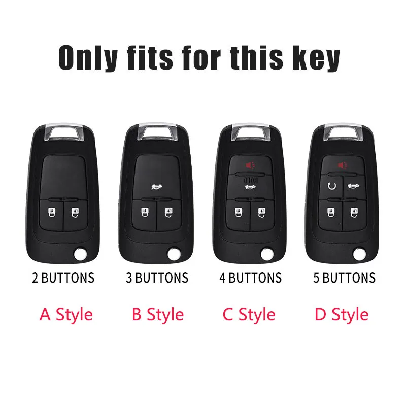 TPU Car Key Case for Chevrolet Cruze Trax Lova Malibu Buick Opel Astra Corsa ADAM S Antara Meriva Zafira Insignia GTC Accessory